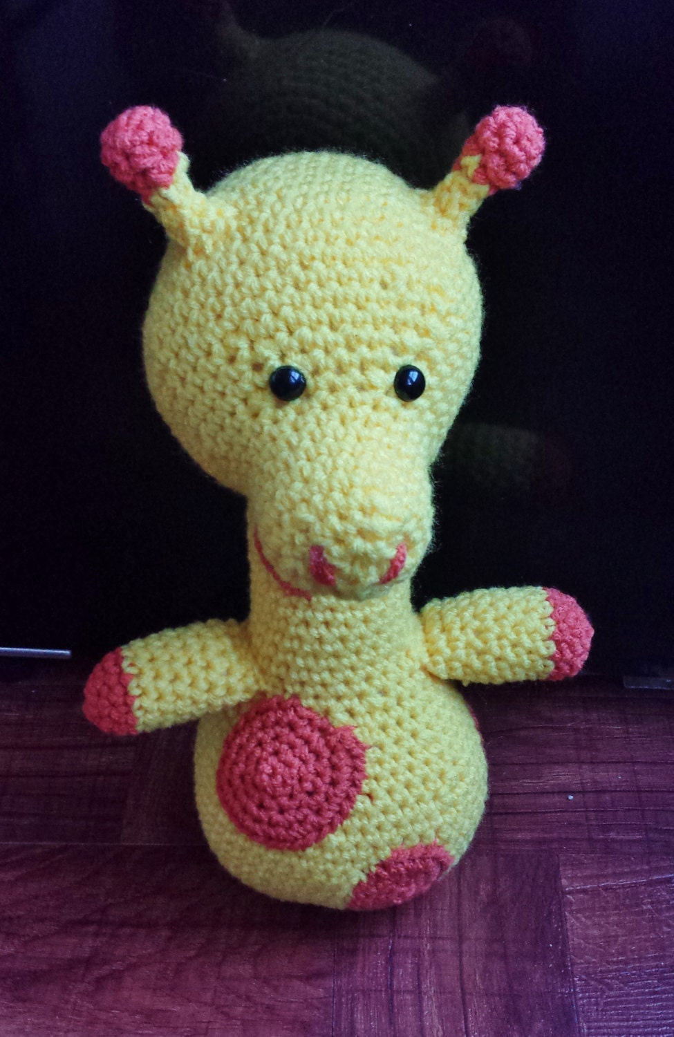 crochet stuffed giraffe