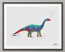 Unique dinosaur art print related items | Etsy
