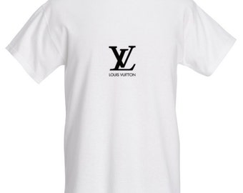 Items similar to LV Louis Vuitton Logo Printed Tee Shirt Tank on Etsy