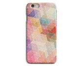 Indie Triangles Pastel Colour Design iPhone Case Hard Back Cover - ch007