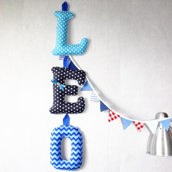 Items similar to Fabric Single Letter 10", Initial, Baby Name Letters
