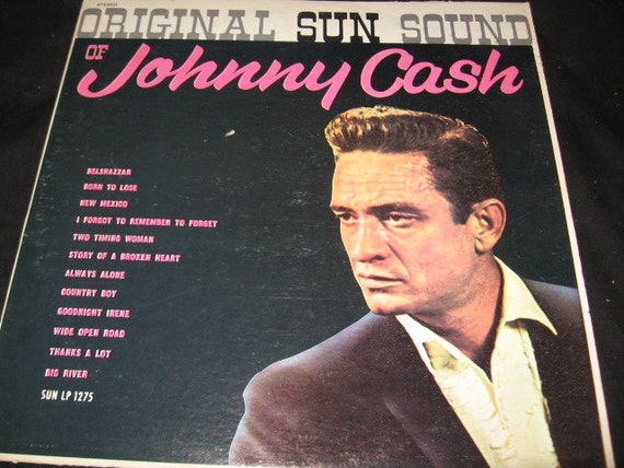 Johnny Cash Sun Album Original Sun Sound by TrailBlazerRetroShop