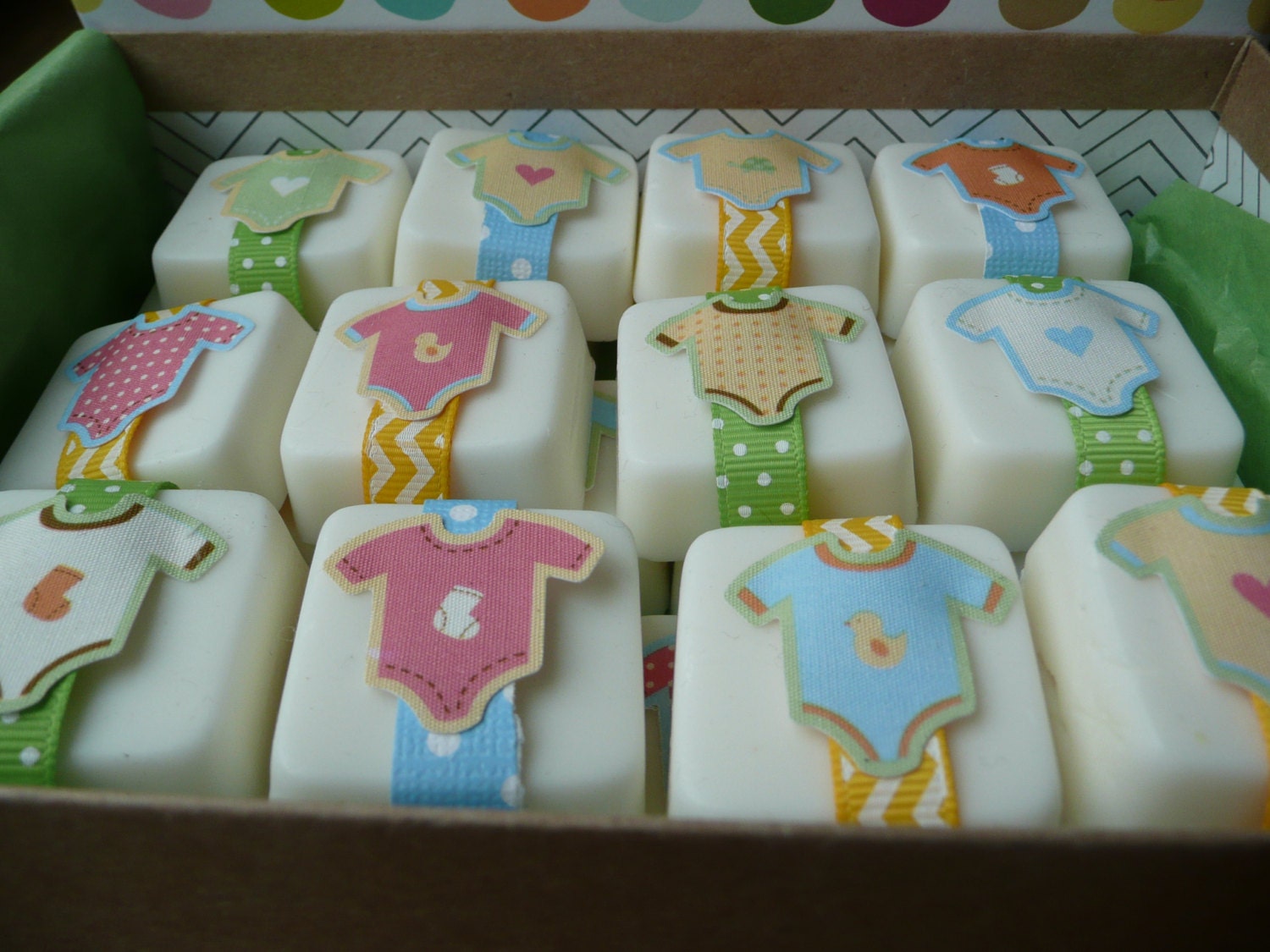 Handmade Soap Baby Shower Favors 60 count