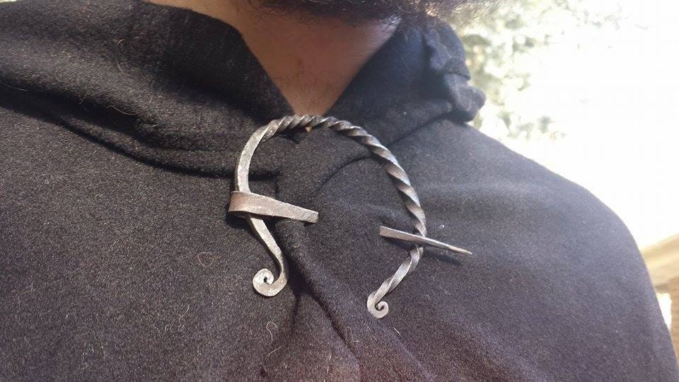 Medieval Cloak Pin by on Etsy