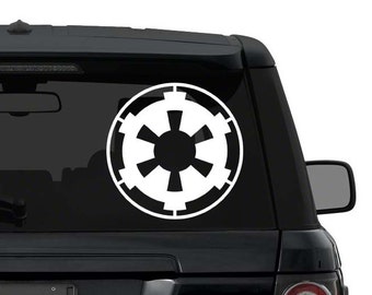 Star Wars Galactic Empire Decal Sticker for car truck laptop yeti ANY COLOR die cut vinyl