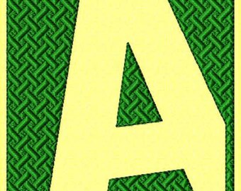 Font Monogram #054 Machine Embroidery Monogram Font Alphabet Design Set INSTANT DOWNLOAD