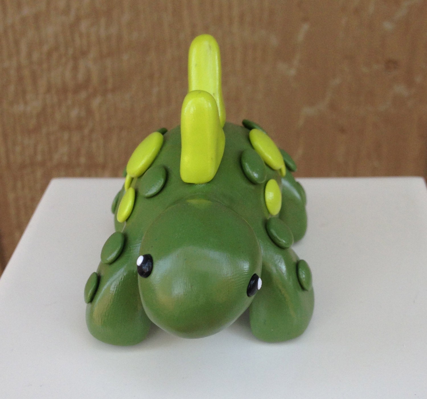 Dinosaur made from Polymer clay by LumpyCritters on Etsy