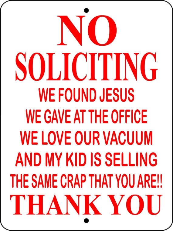 Simplicity image regarding no soliciting sign printable Lively image in no soliciting sign printable