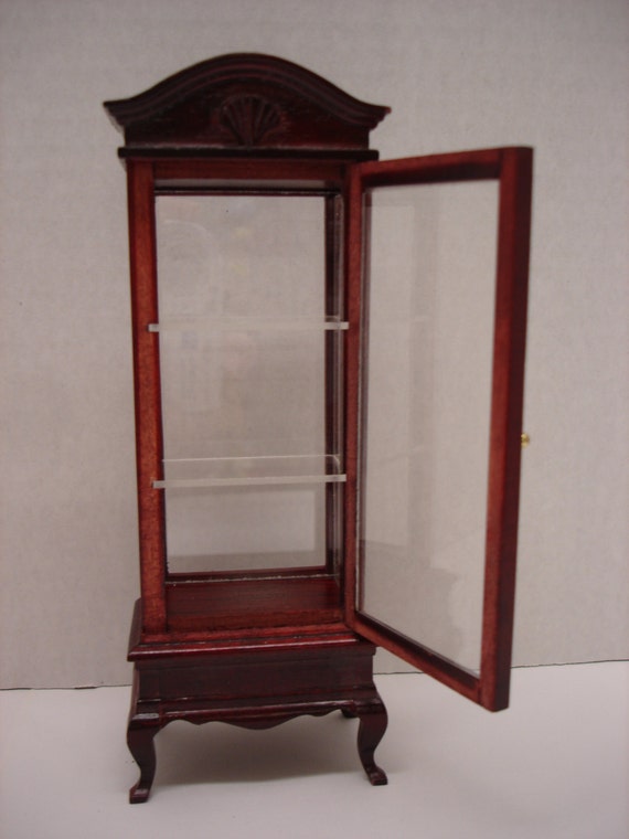 Miniature Dollhouse Glass Curio