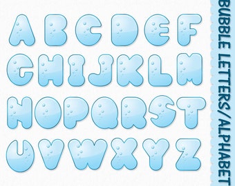 Bubble letters | Etsy