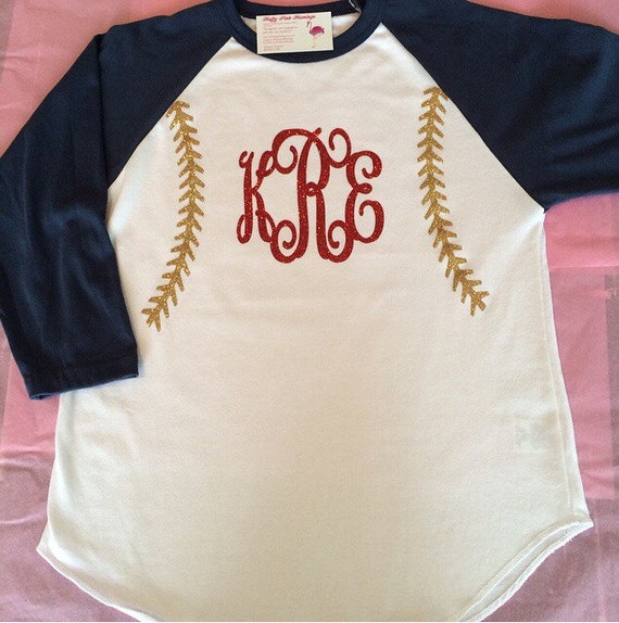 monogram baseball shirt