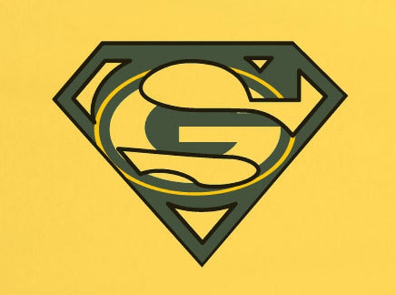 green bay packers superman shirt