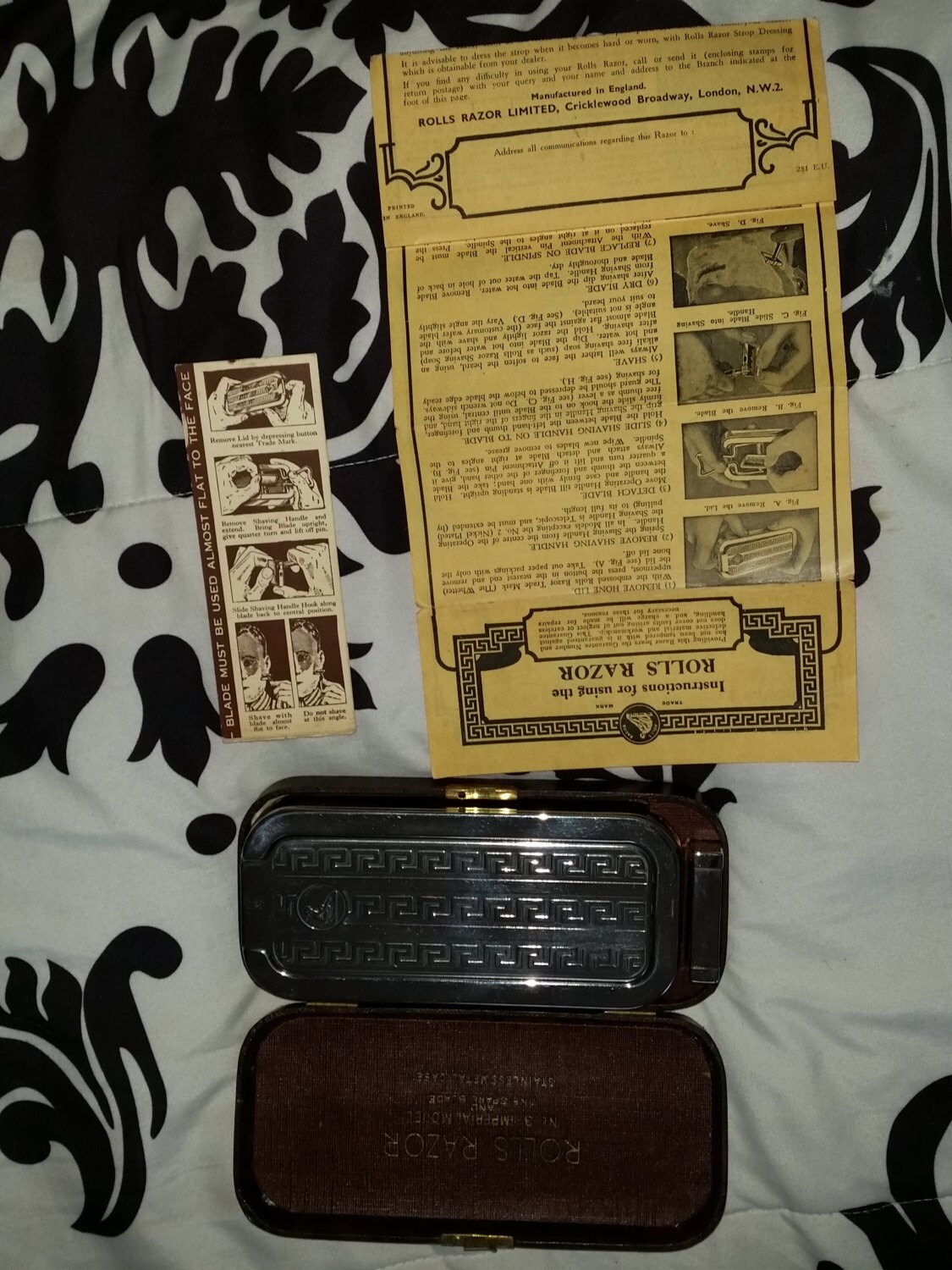 ROLLS RAZOR Made in England 1927 complete by ANTIQUEEXTINGUISHERS