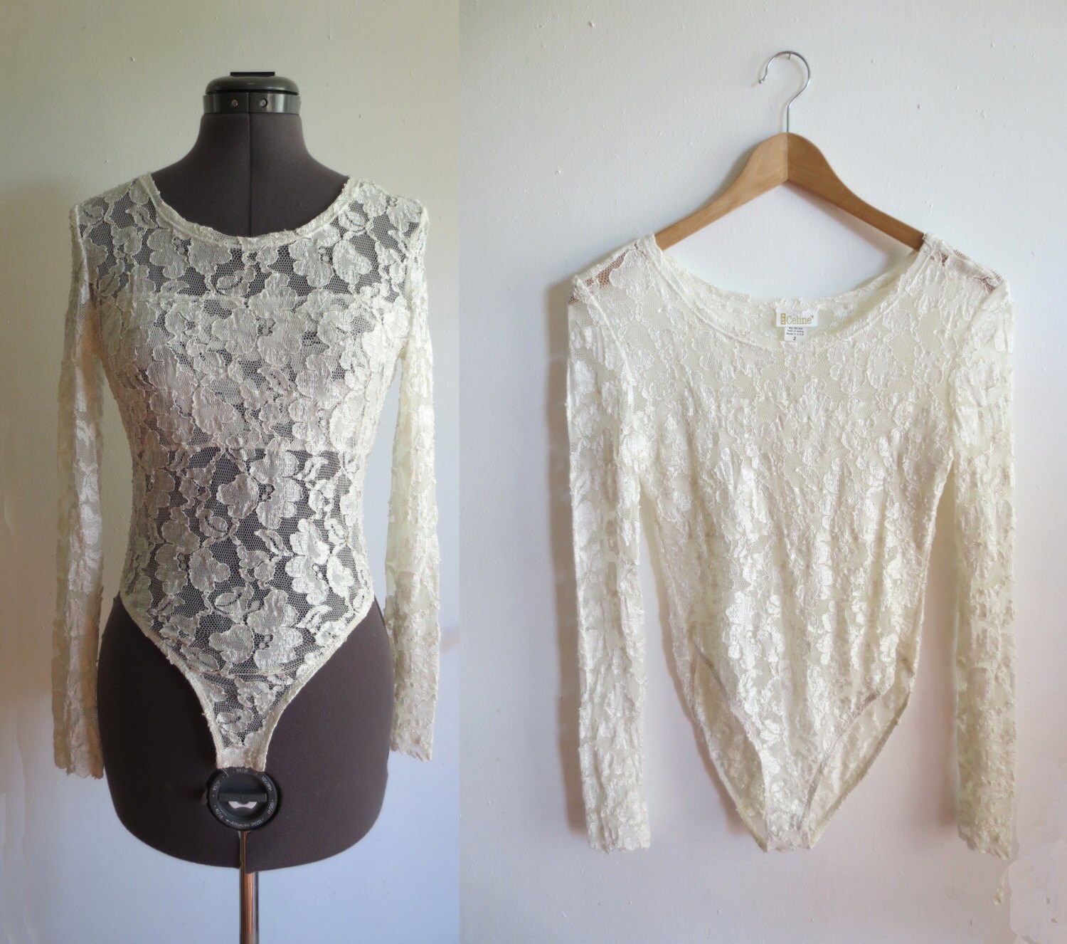 Vintage 90s Lace Bodysuit