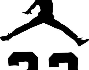 black and white jordan symbol