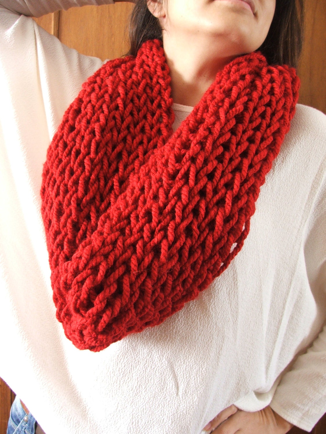 Scarf /collar by MissTricotHandmade on Etsy