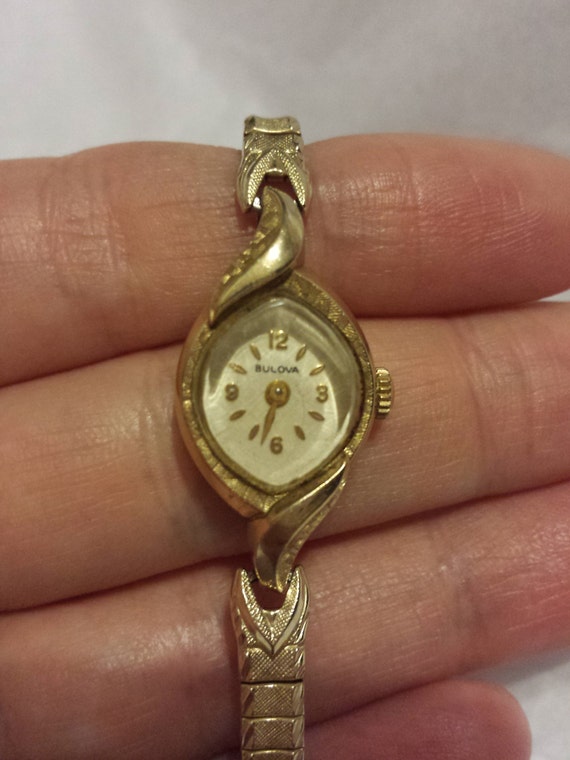 Vintage Bulova M7 Wind up women's watch 10k by VJBtreasures