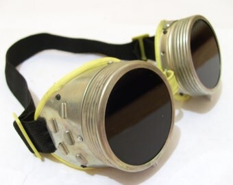 goggles / old steampunk goggles/ steampunk clothing/ safety goggles/ dark glasses frames/eyeglasses