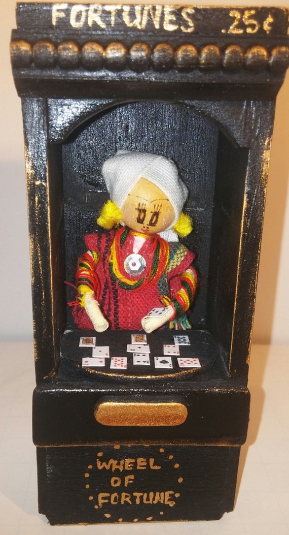 OOAK Handmade Miniature Gypsy Fortune Teller by AudreylinsAttic