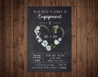 Engagement Invitation - Custom Digital File