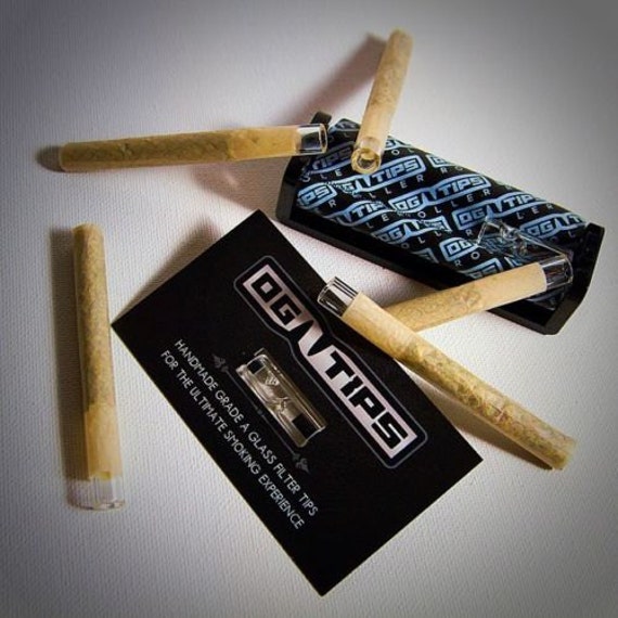 OG Tips Hand Made Glass Filter Feel Tip OG Roller Cigarette