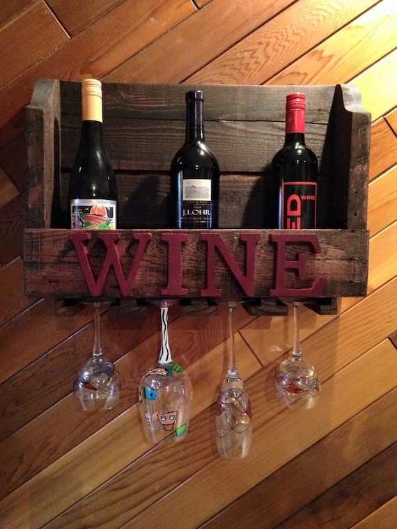 Pallet Wine Rack by TheCreativePalletNJ on Etsy