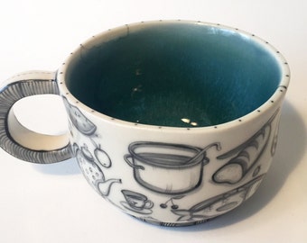 Porcelain cup