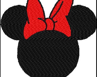 Minnie Mouse Embroidery Design