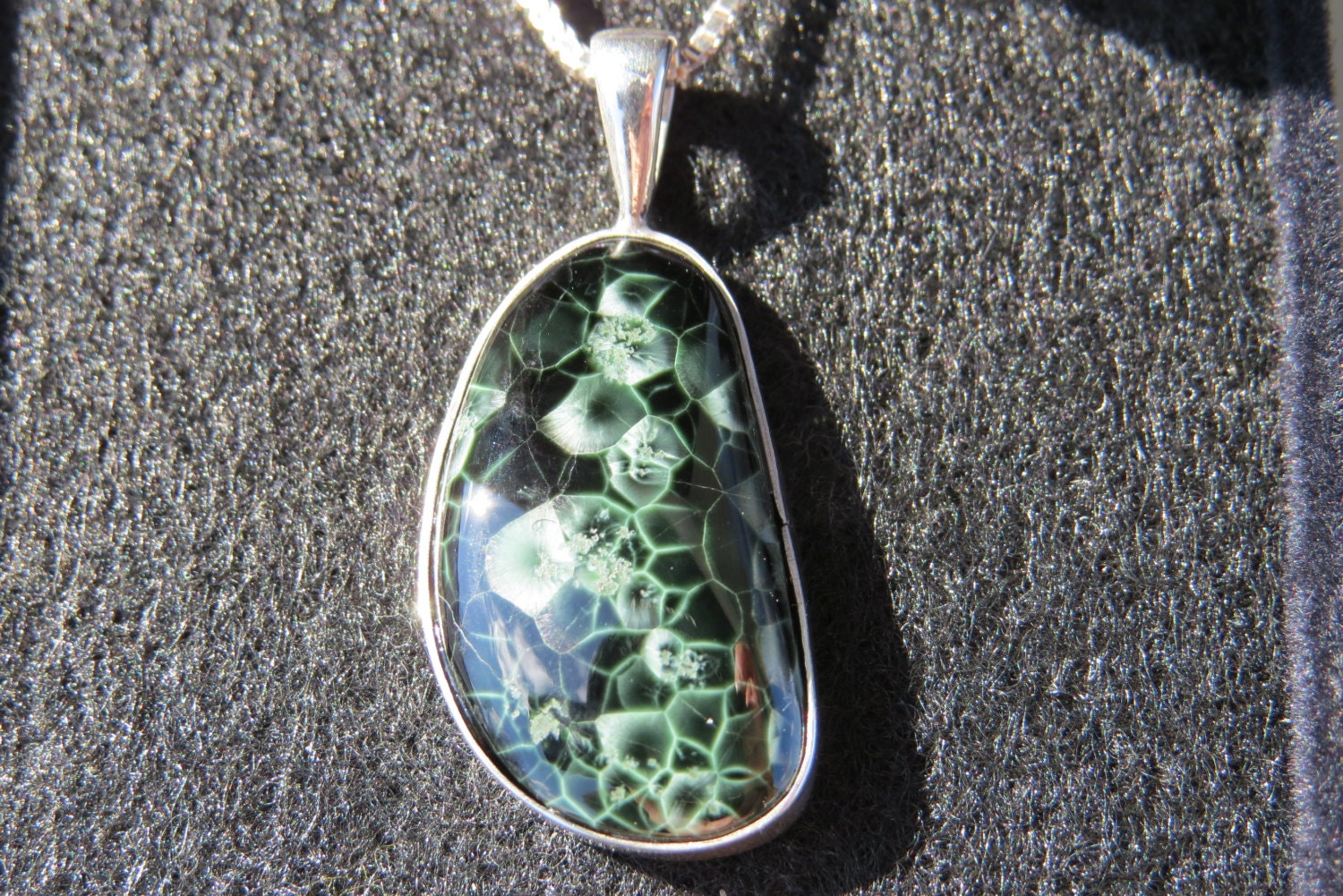 Isle Royale Greenstone Pendant Chlorastrolite Michigan