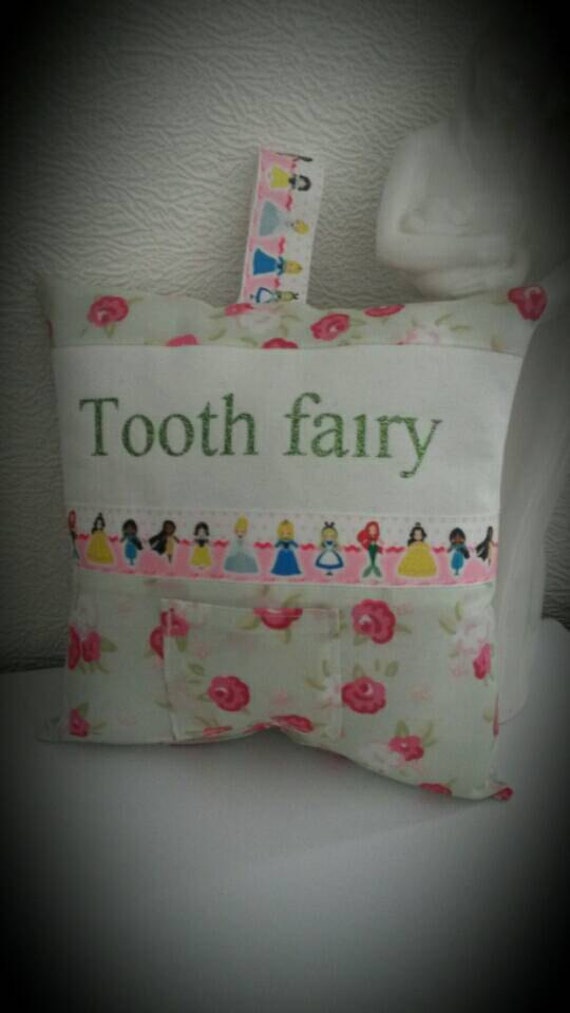 Tooth fairy pillow with money pocket Nursery by CraftRangers