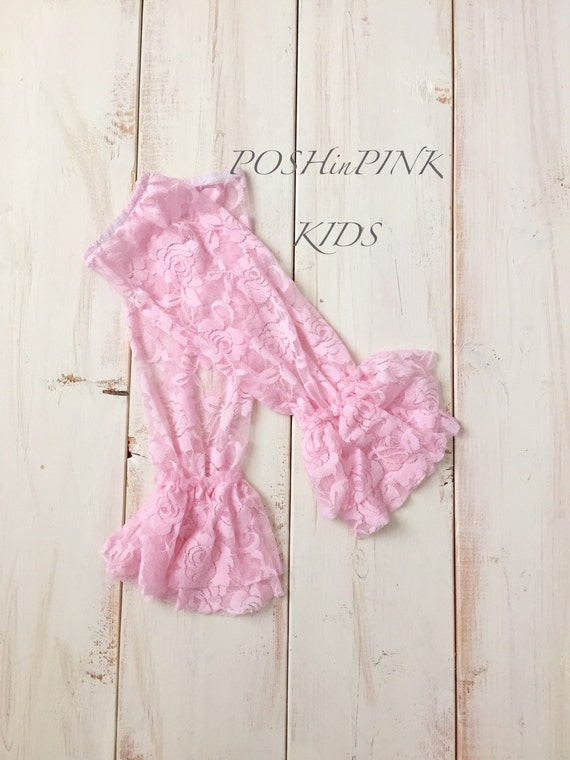 Girl ruffle lace shabby leg warmers lace by POSHinPINKKIDS on Etsy