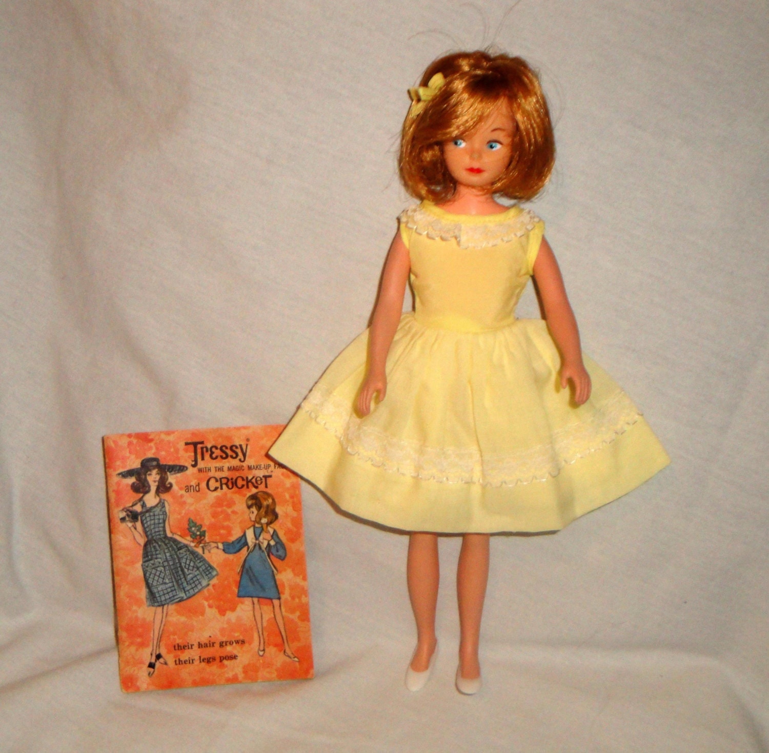 American Character Cricket Doll with Three Tagged Outfits and