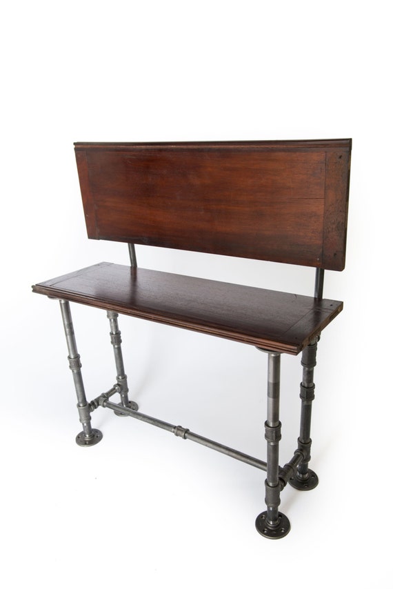 Industrial Entryway Bench by BoPipeFurniture on Etsy