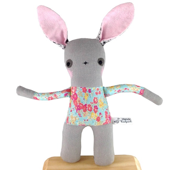 linen bunny doll