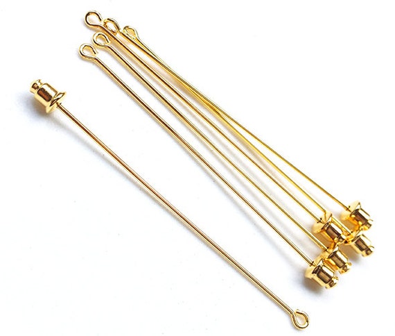 20pcs Silver-plated / Gold-plated Hijab pins 60mm from 