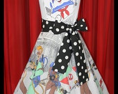 Ghostbusters Stay Puft 80's Corset Halter Dress SIZE 8