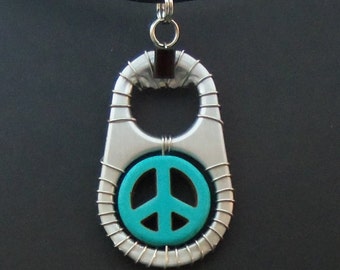 Ann-Made Pop Top Pendant - Peace