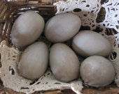Primitive Eggs, Gray Eggs, Prim Eggs, Primitive Spring, Bowl Fillers, Primitive, Rustic, Wood eggs, Cottage Chic, Shabby Chic, ofg team