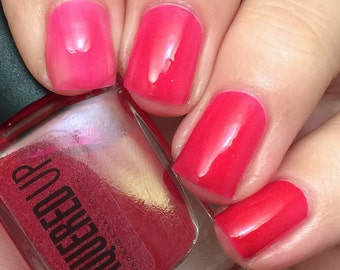 Rose Colored Glasses// Handmade Pink Nail Polish// Jelly, Sheer, Tinted Lacquer//Cruelty Free
