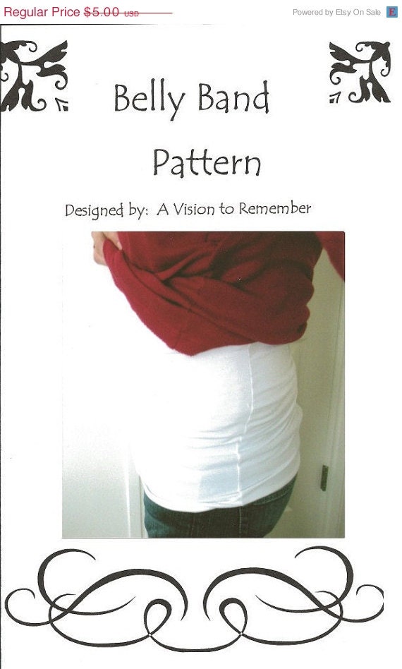 65 Off PATTERN Belly Band Maternity Sewing by avisiontoremember