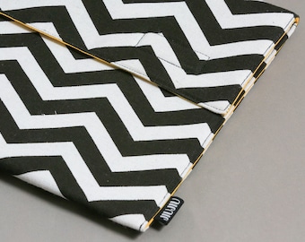 Laptop case, for 11inch MacBook Air and other UltraBook models, Canvas/Padded/Chevron.