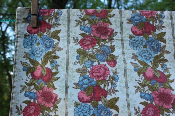 Vintage Curtains Cafe Kitchen Waverly Pink Blue Green Pair   Il 570xN.761537473 6izi 