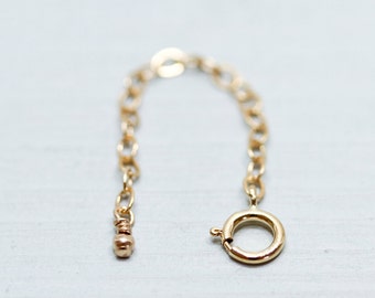 2 inch necklace extender - gold necklace extender - silver chain extender - rose gold gold chain extender - adjustable chain