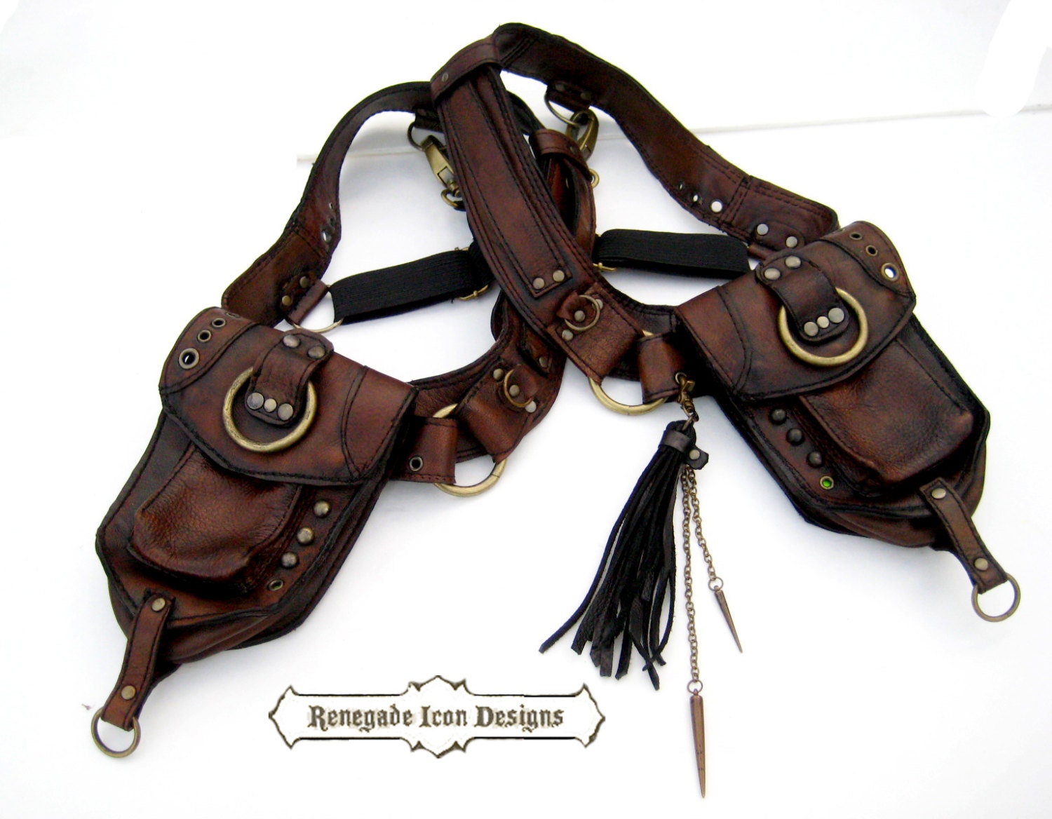 Leather Holster bag shoulder holster festival bag burning