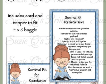 Nurse Survival Kit includes Topper and Card by SuzieQsCrafts