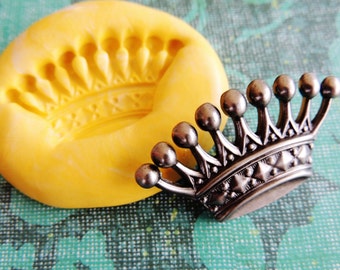 Large Crown Mold | Silicone Push Molds | Polymer Clay Resin Chocolate Fondant Jewelry Food Mold | Princess Crown Mold