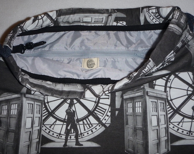 Man in a Box at the Musee d'Orsay Cotton-linen Canvas Backpack/tote Custom Print