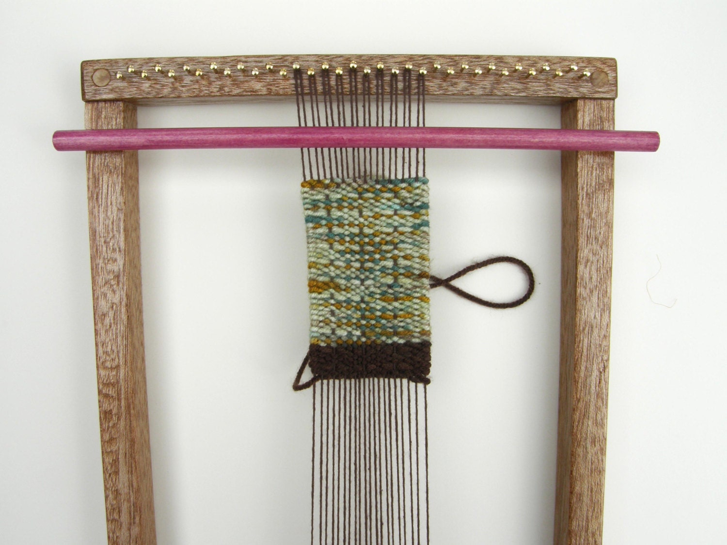 Wall Art Hanging Dowels for Weavings and Fiber Art Dark