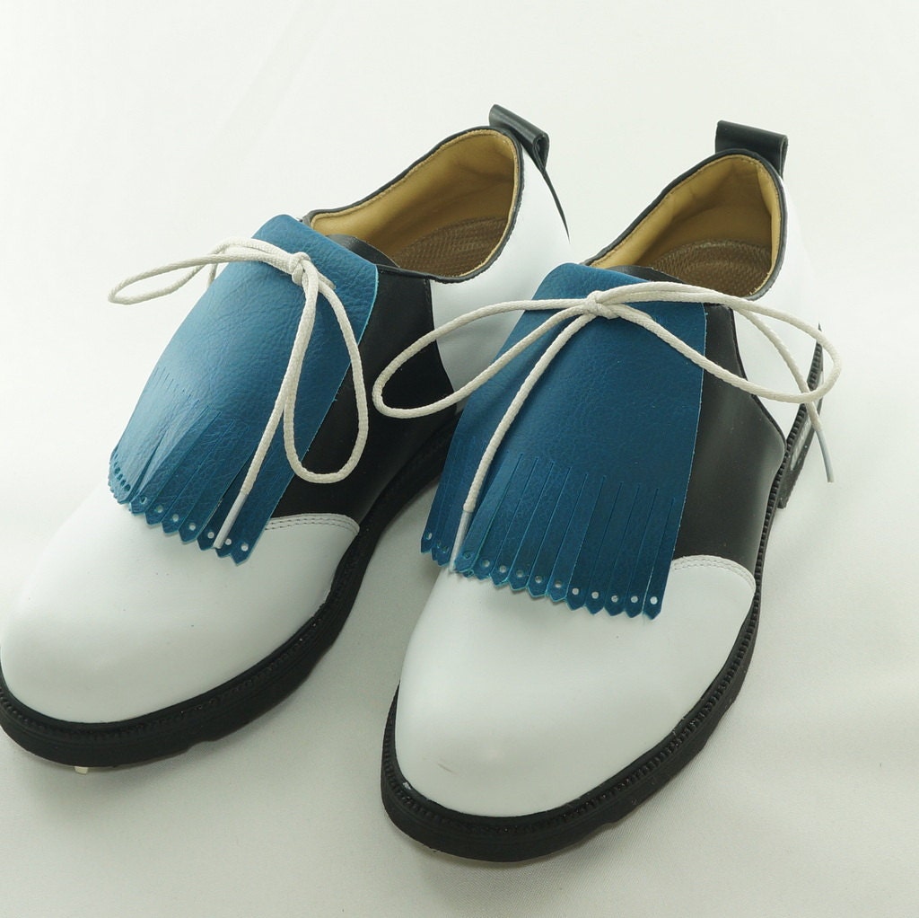 Mens Teal Kilties For Golf Shoes And Oxford Shoes