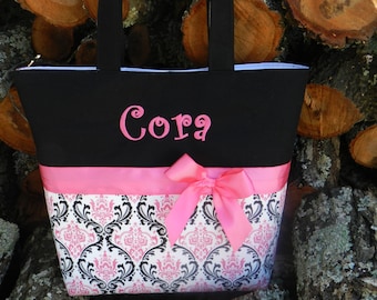 Diaper bag//Personalized diaper bag// Personalized handmade diaper bag//girl diaper bag//baby shower gift //girl baby gift